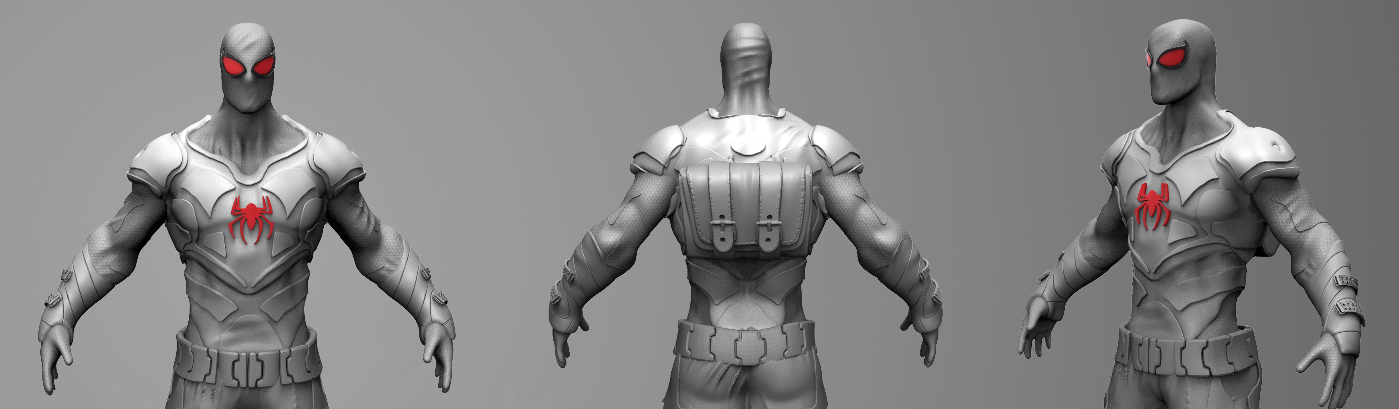 Spiderman Concept Print Ready 3D model_1