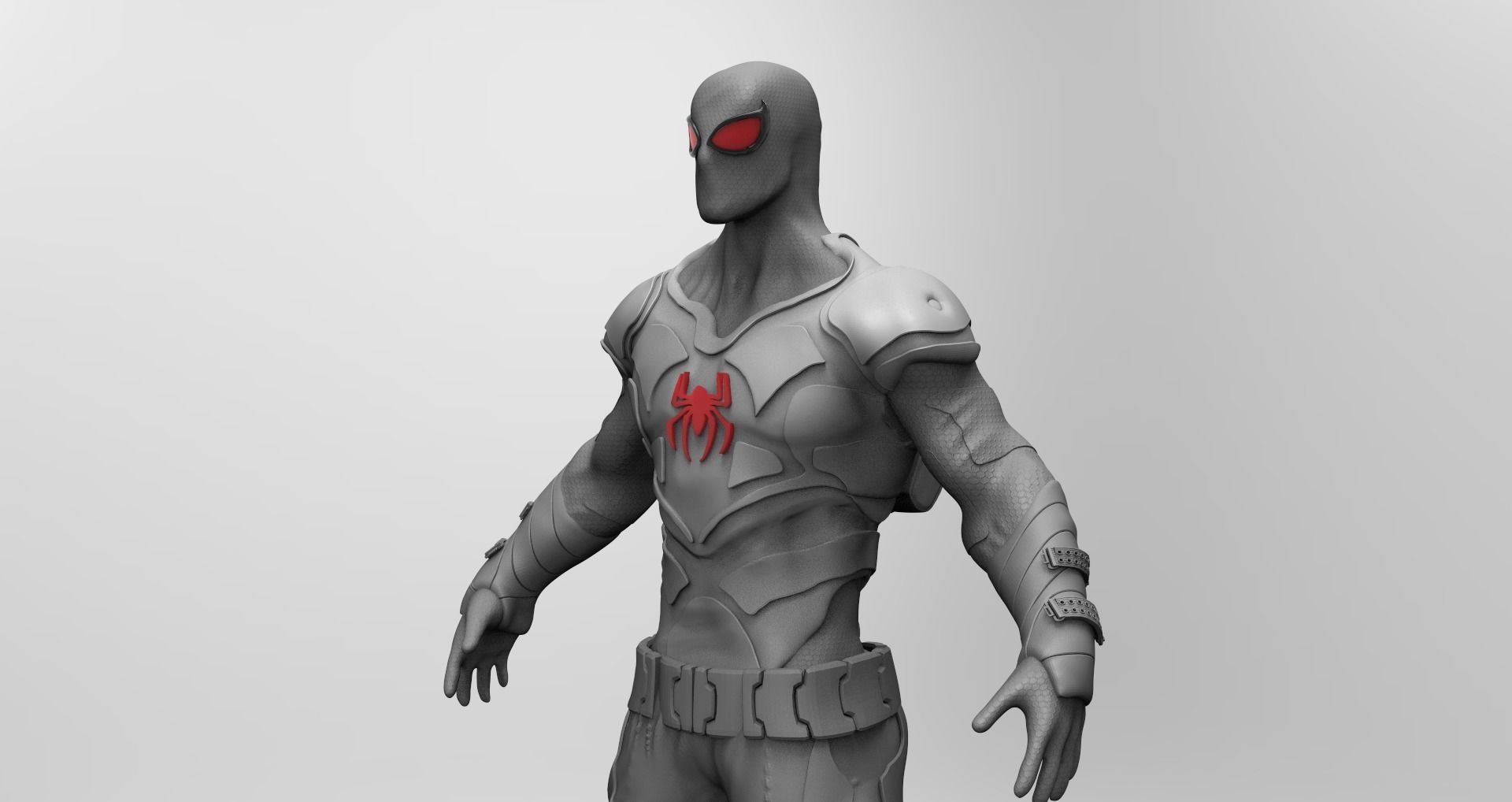 Spiderman Concept Print Ready 3D model_12