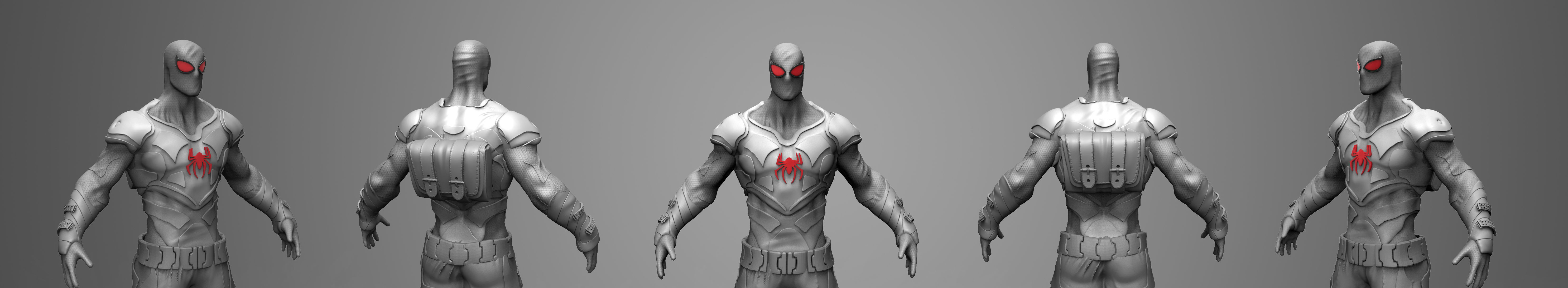 Spiderman Concept Print Ready 3D model_4