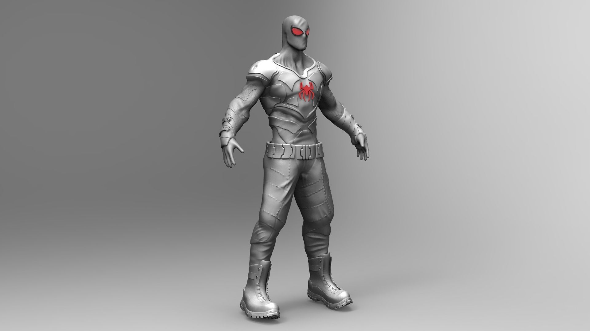 Spiderman Concept Print Ready 3D model_13