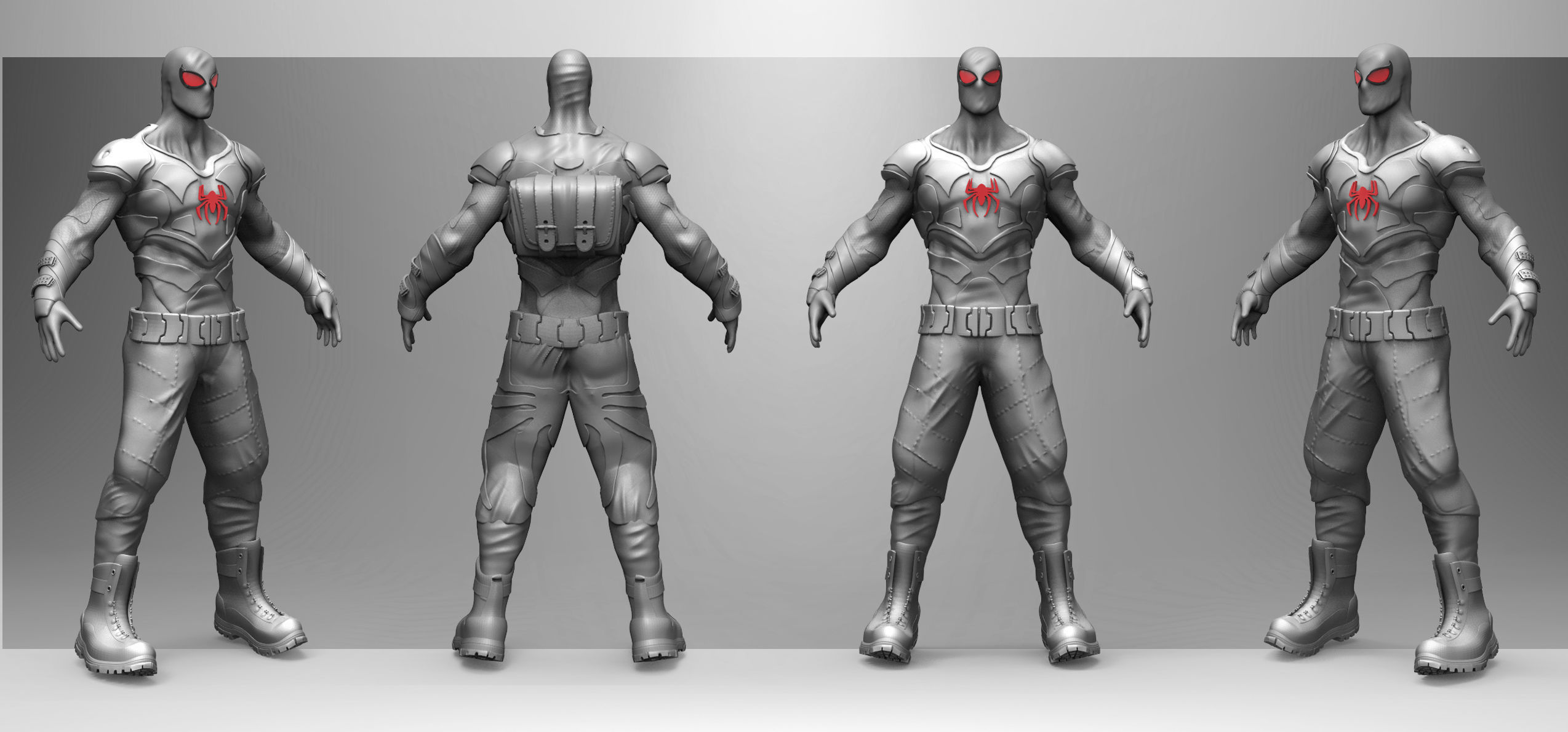 Spiderman Concept Print Ready 3D model_2