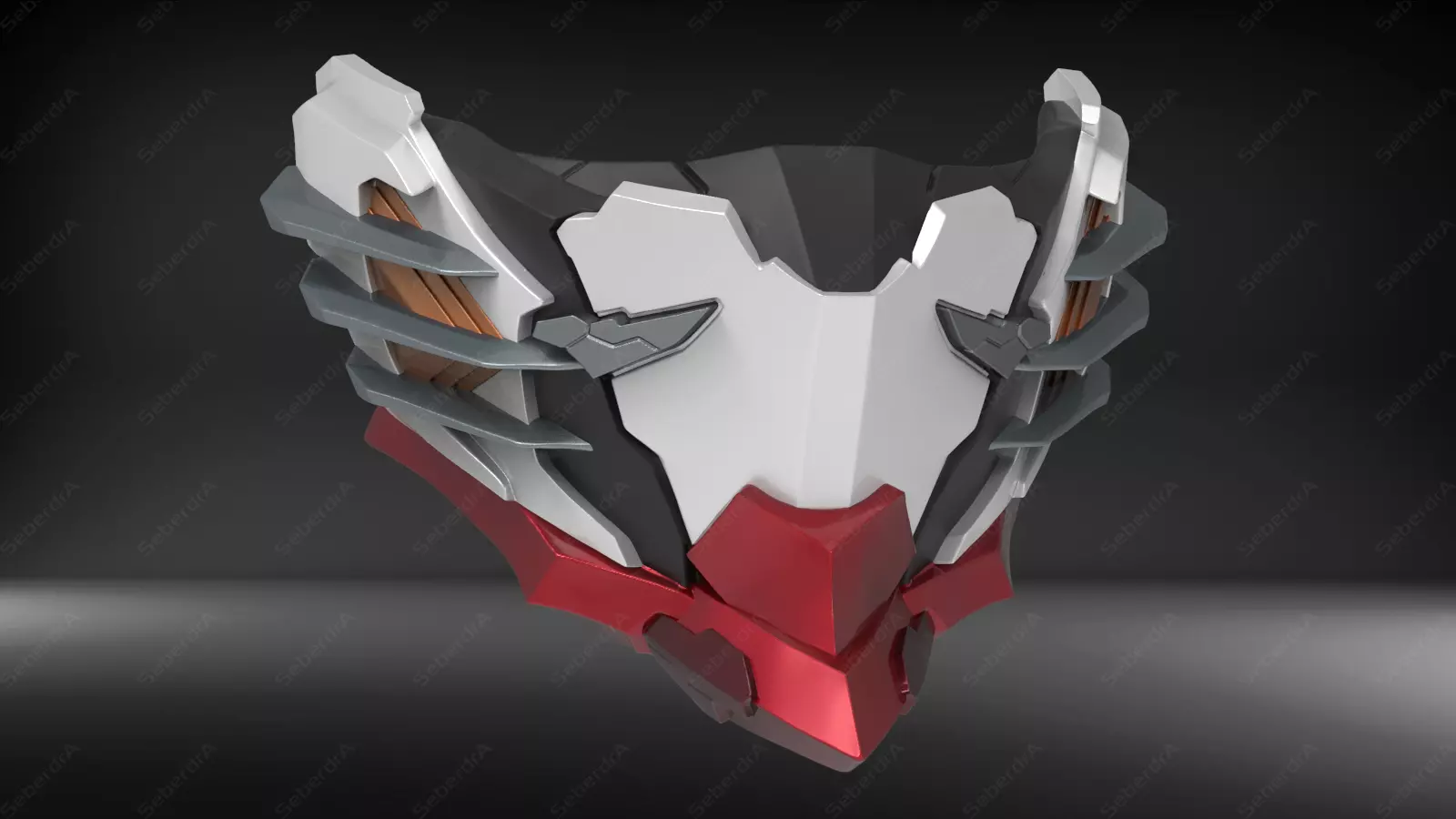 New Rex Mecha Mask 3D print model_0
