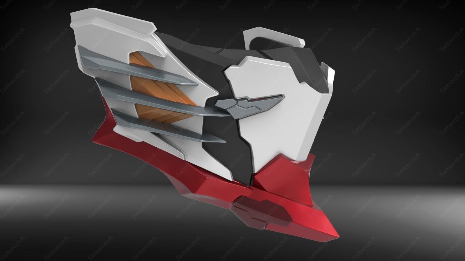 New Rex Mecha Mask 3D print model_2