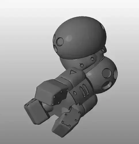 CHIBI-TECH SD - DEMOLISHER ARM          3D print model