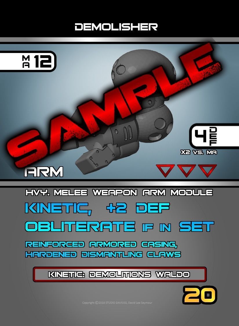 CHIBI-TECH SD - DEMOLISHER ARM          3D print model_18