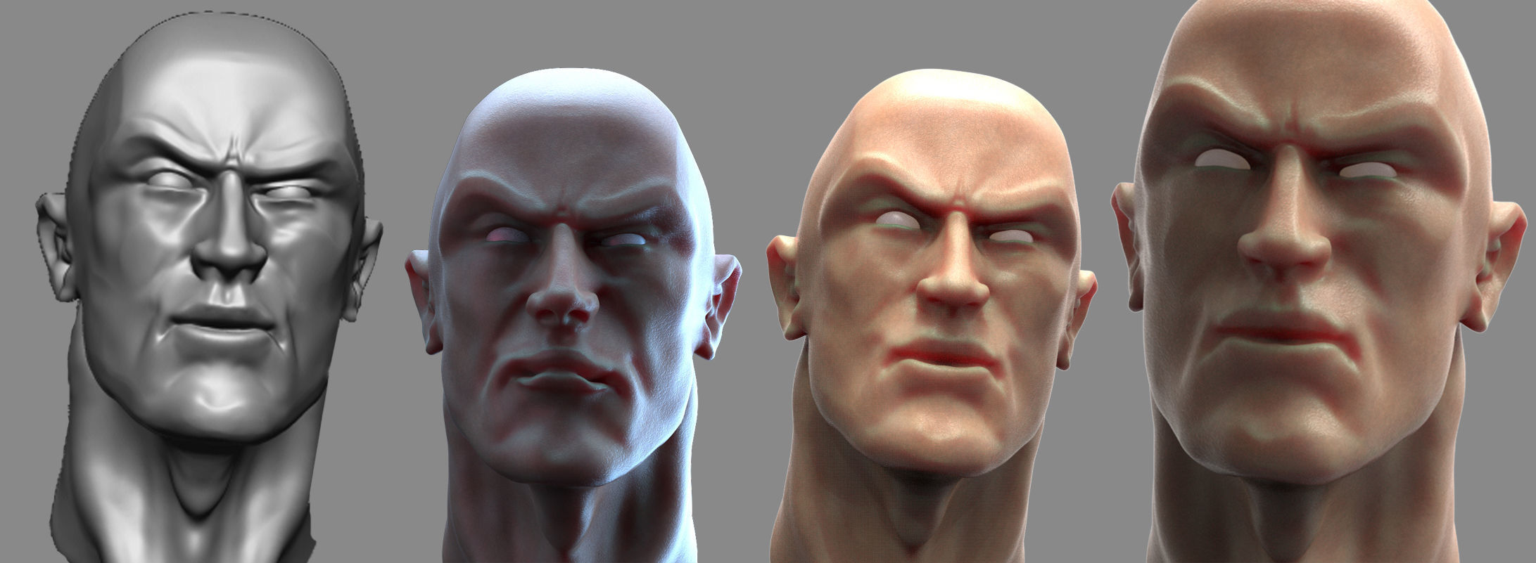 The Rock Bust printable 3D model_2