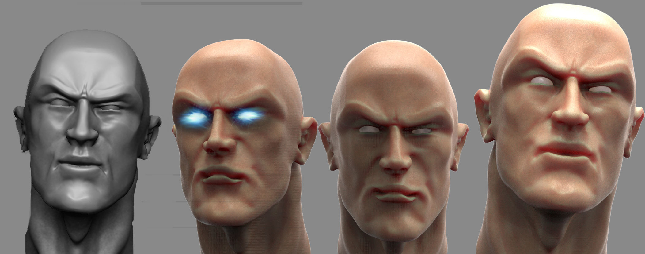 The Rock Bust printable 3D model_7