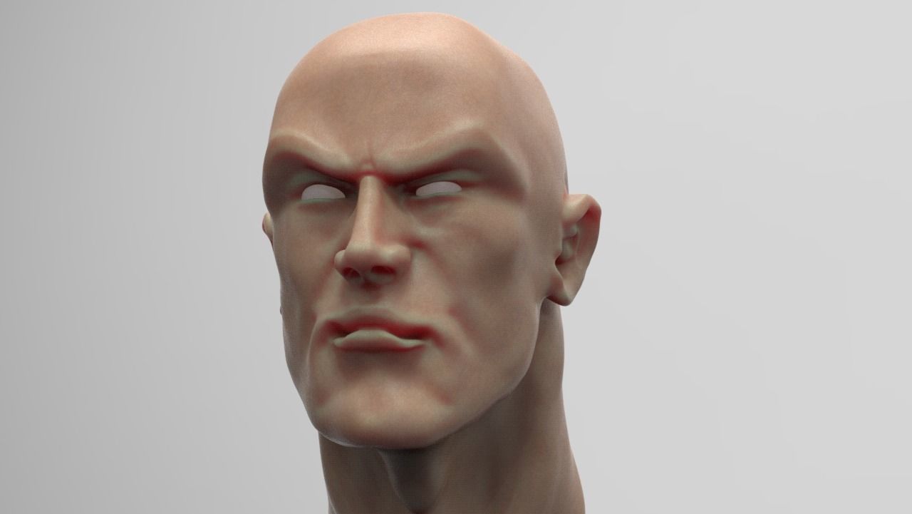 The Rock Bust printable 3D model_15