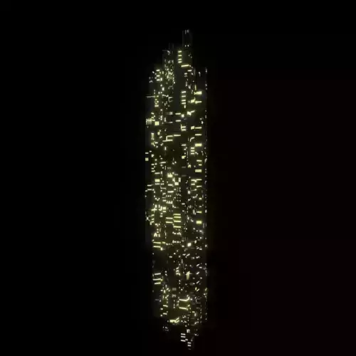 Sci fi Skyscrapers 1 3D model