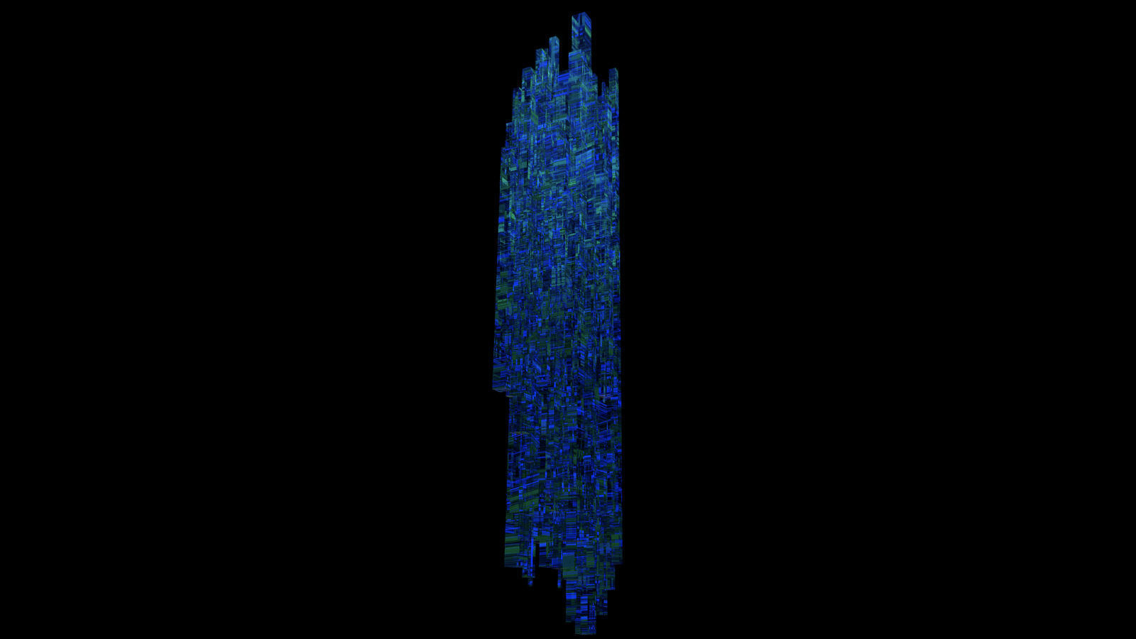 Sci fi Skyscrapers 2 3D model_2