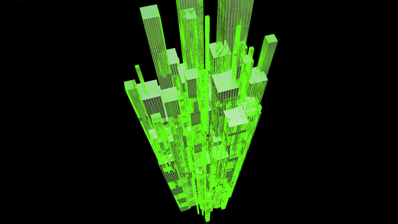 Sci fi Skyscrapers 2 3D model_7