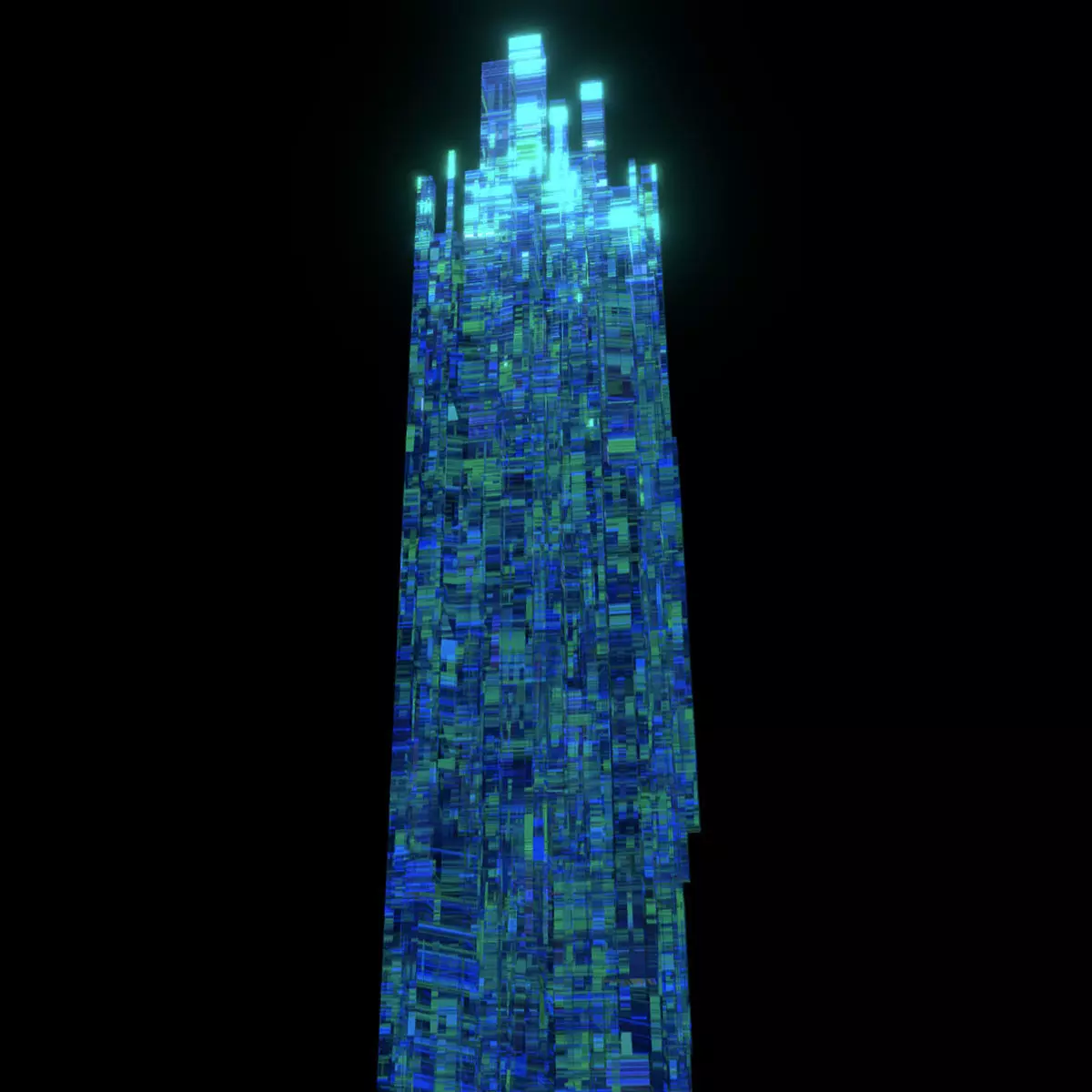 Sci fi Skyscrapers 2 3D model_0