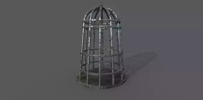 Medieval cage 3D model