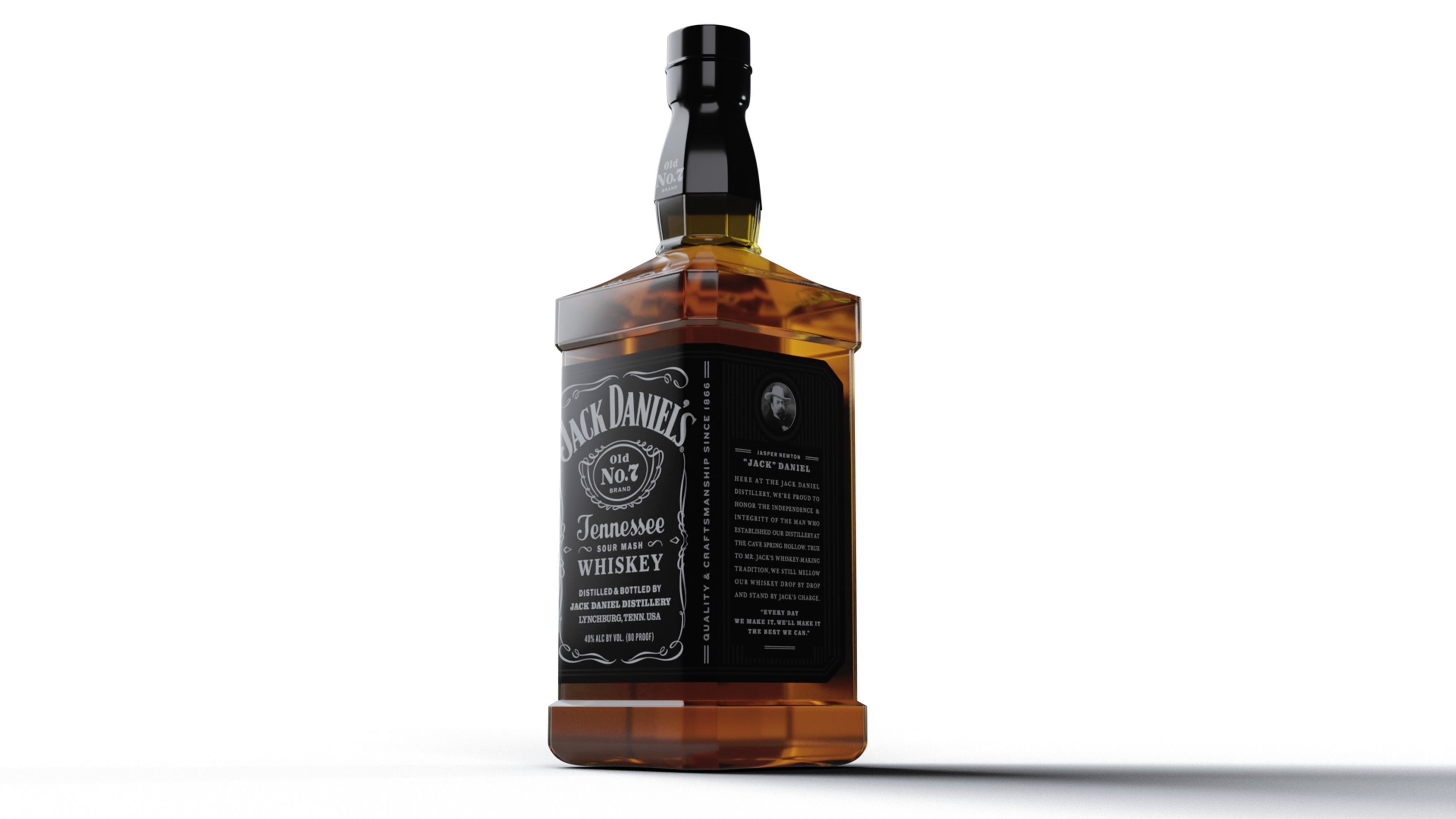 Jack Daniels Old No 7 3D model_3