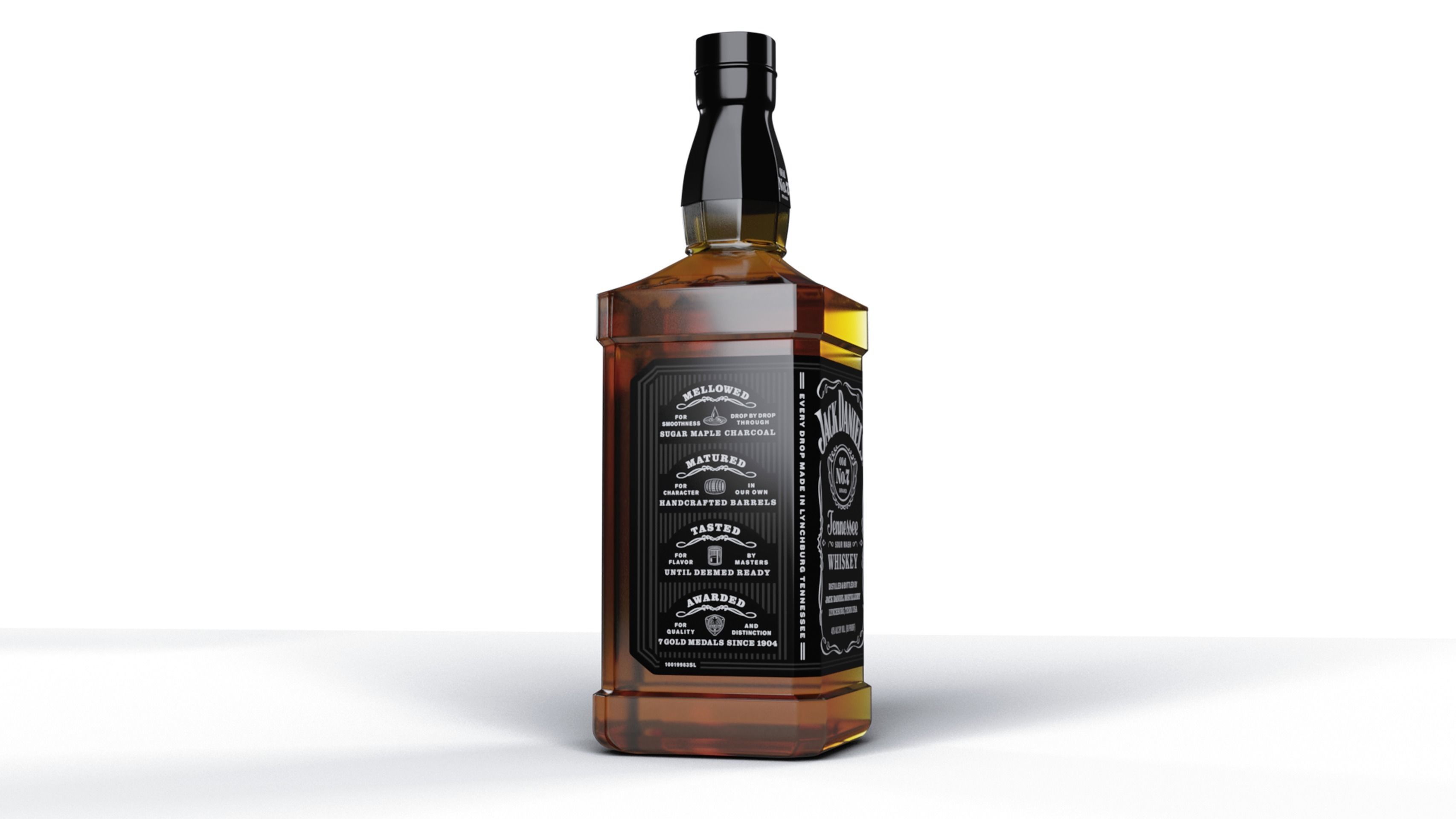 Jack Daniels Old No 7 3D model_2