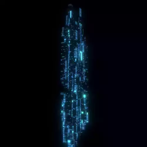 Sci fi Skyscrapers 3 3D model