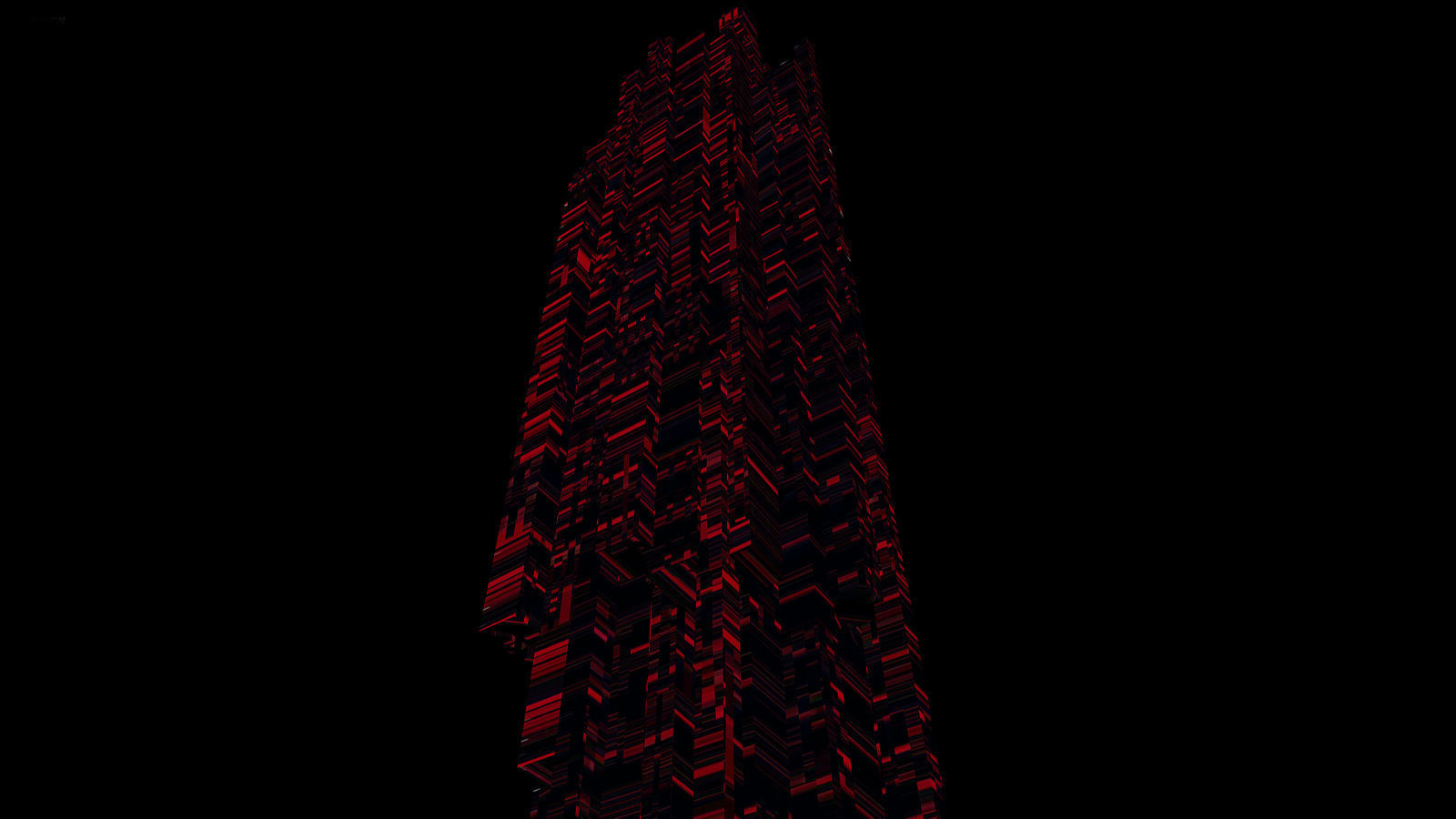 Sci fi Skyscrapers 4 3D model_1
