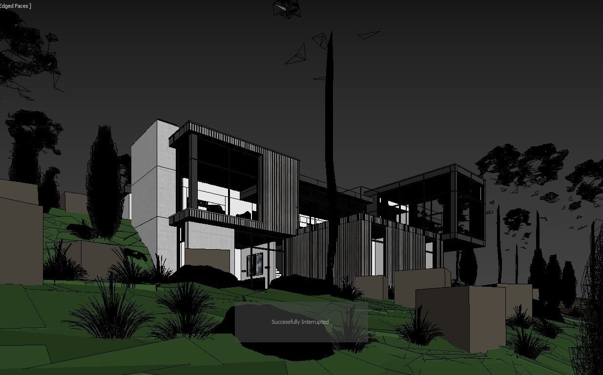 Long Horizontals House 3D model_37