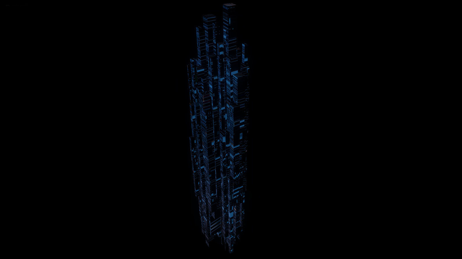 Sci fi Skyscrapers 5 3D model_3