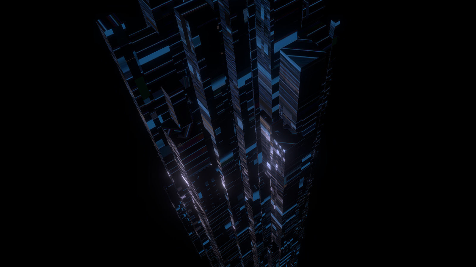 Sci fi Skyscrapers 5 3D model_5