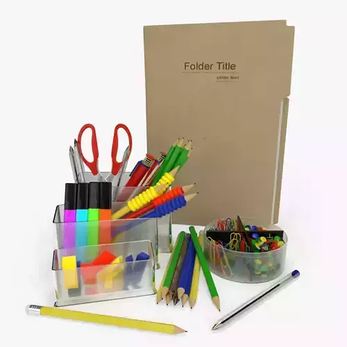 Office Supplies 3D model