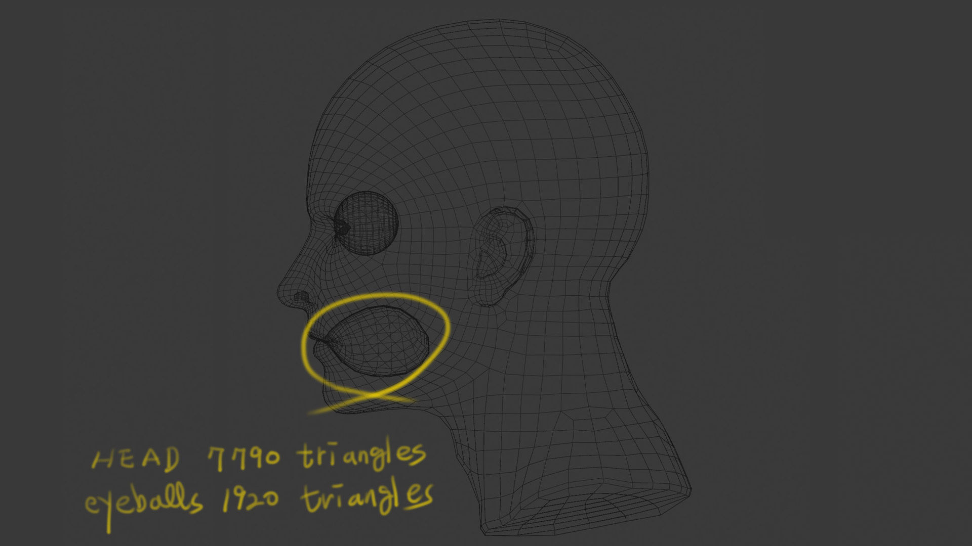 wellmade man head base mesh with highpol head sample 3D model_4