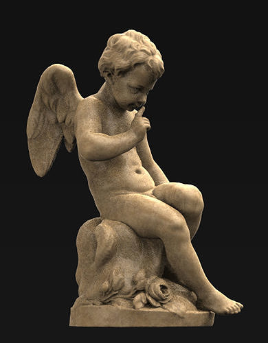 Angel boy 3d model 3D print model
