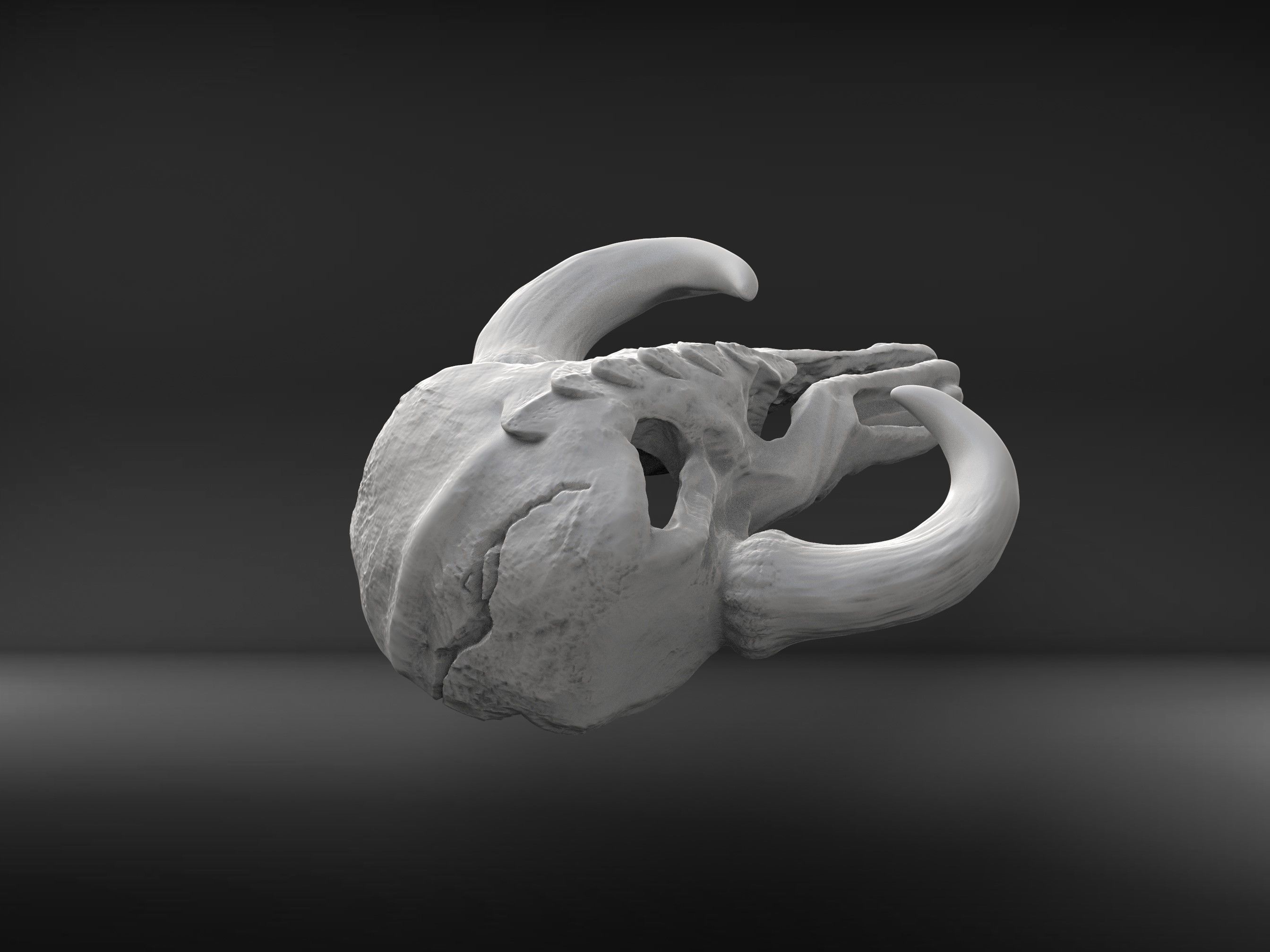 Mythosaur Skull Star Wars Mandalorian 3D print model_2