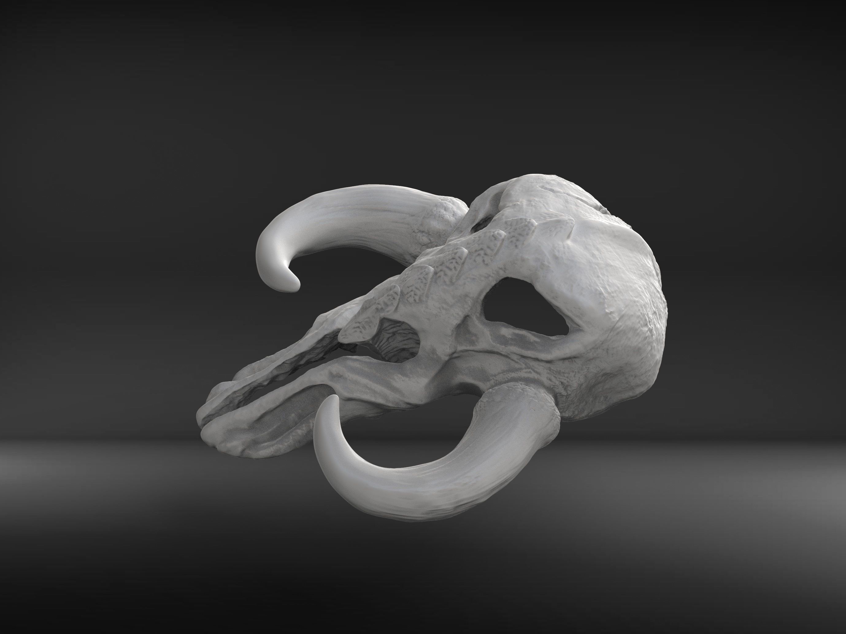 Mythosaur Skull Star Wars Mandalorian 3D print model_1