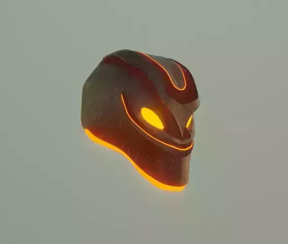 Helm3 helmet with glowing eyes