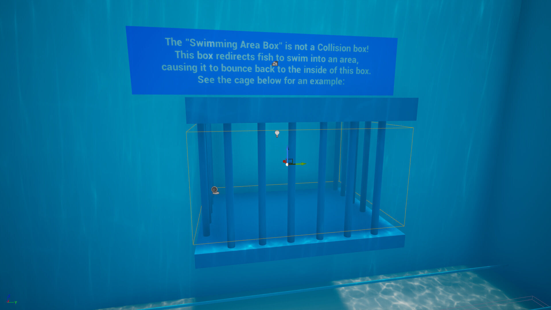 Fish School System V2 - UE4 Niagara AI Low-poly 3D model_6