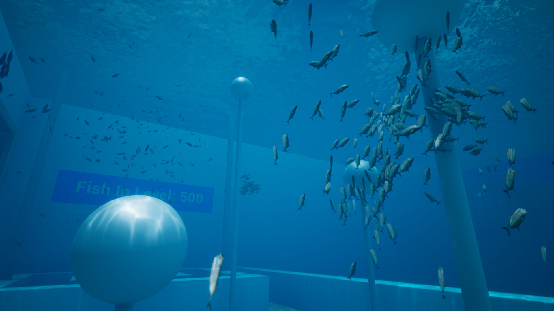 Fish School System V2 - UE4 Niagara AI Low-poly 3D model_12