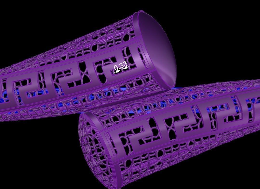 Ultra vision bracelets- 11 in one 3D print model rapidshape DWS 3D print model_15