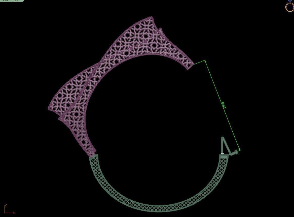 Ultra vision bracelets- 11 in one 3D print model rapidshape DWS 3D print model_13