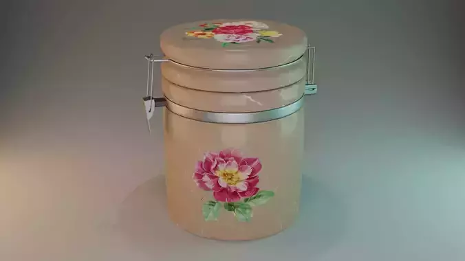 Decorative sugar bowl for the kitchen