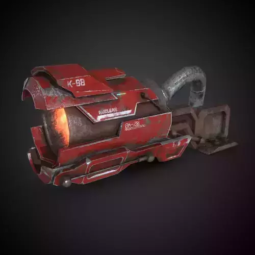 SciFi Cyberpunk Cannon Futuristic Weapon Boss