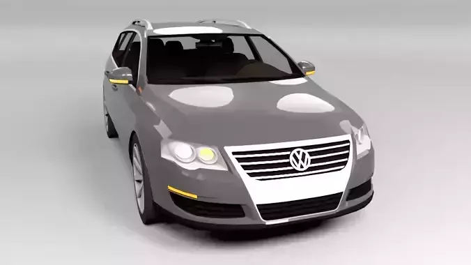 VW VOLKSWAGEN PASSAT VARIANT B6 LOWPOLY