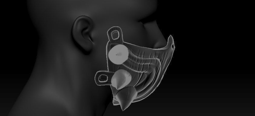 Half Majoras Mask 3D print model_18