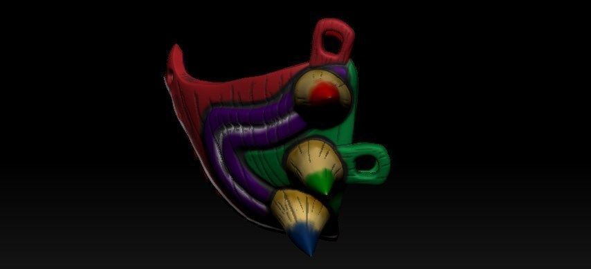 Half Majoras Mask 3D print model_9