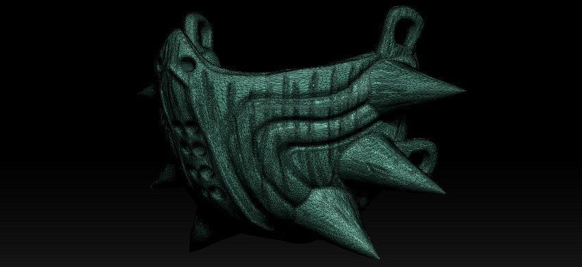 Half Majoras Mask 3D print model_21