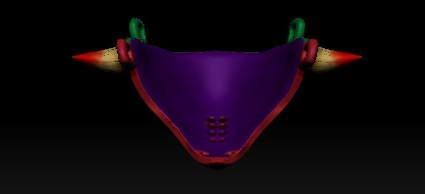 Half Majoras Mask 3D print model_16