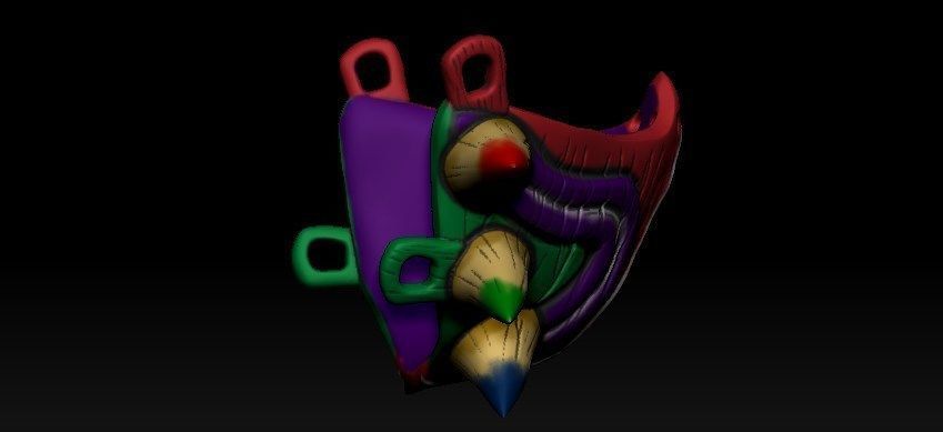 Half Majoras Mask 3D print model_11