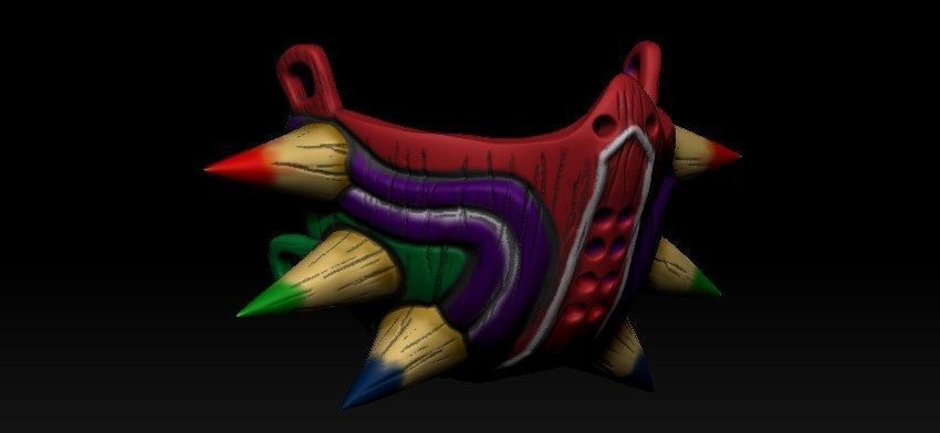 Half Majoras Mask 3D print model_15