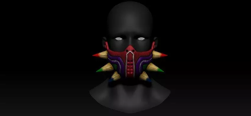Half Majoras Mask 3D print model_0