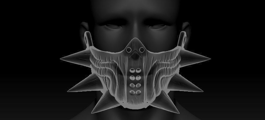 Half Majoras Mask 3D print model_19