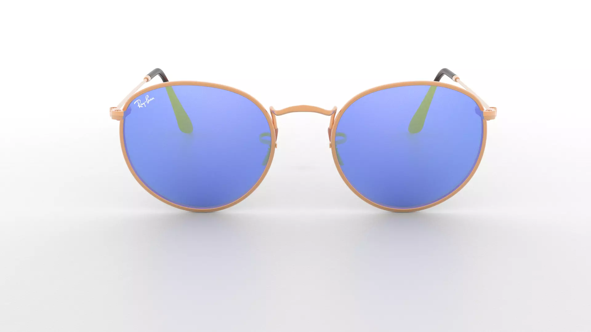 Ray-Ban Round Metal - 3D NURBS Model 3D model_0