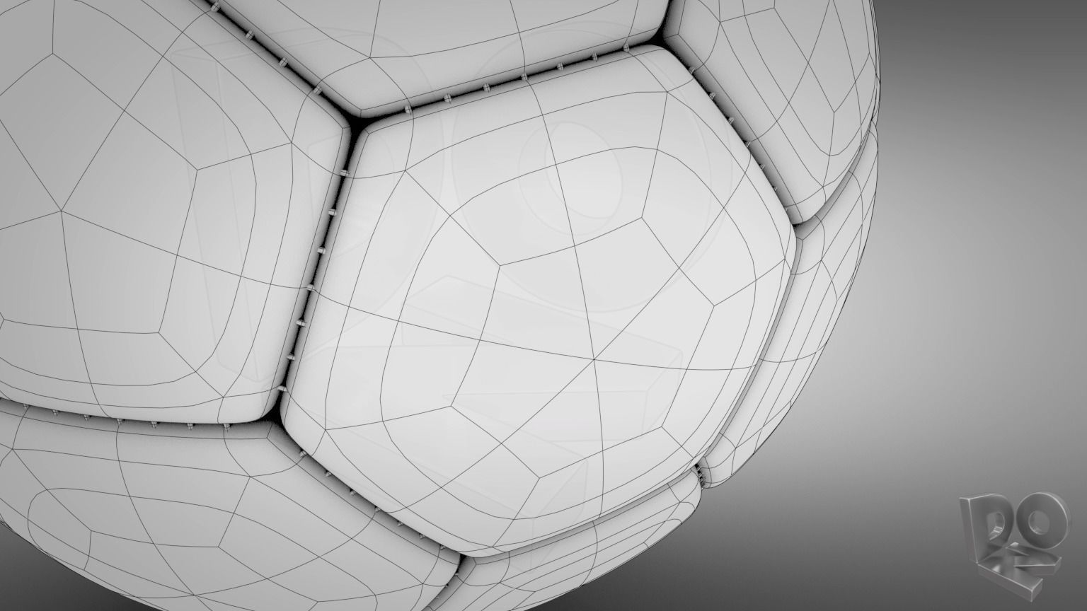 Football soccer ball 3D model_7