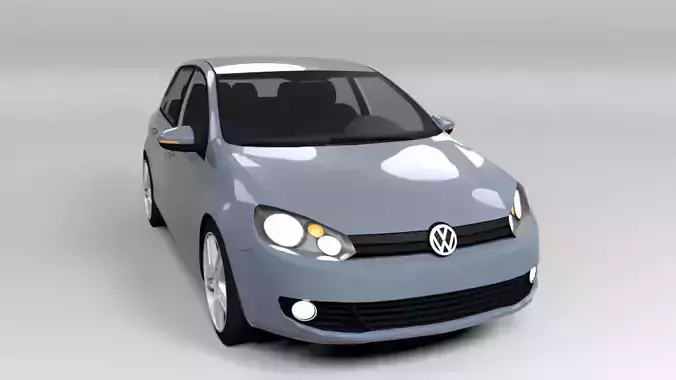 VW VOLKSWAGEN GOLF 6 LOWPOLY