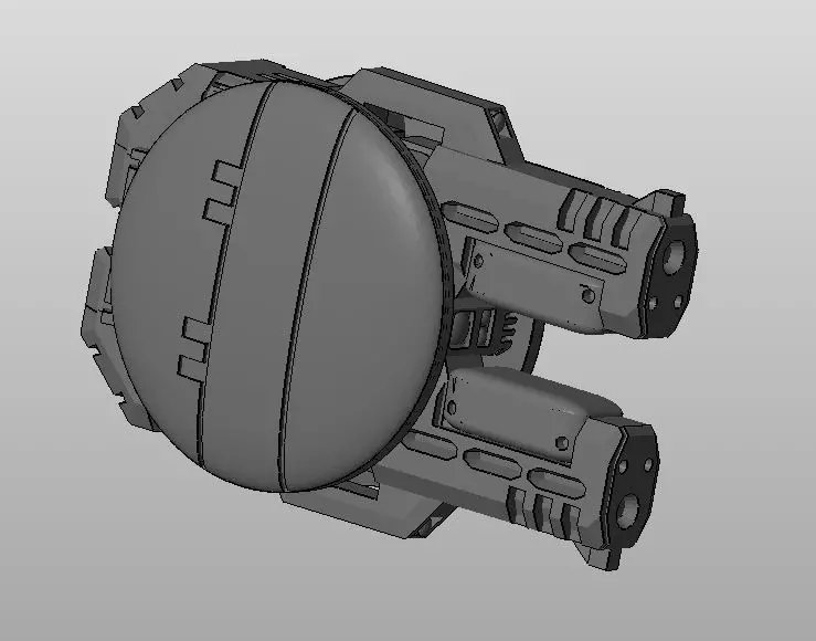 CHIBI-TECH SD - MKIII-DUO GUNPOD 3D print model