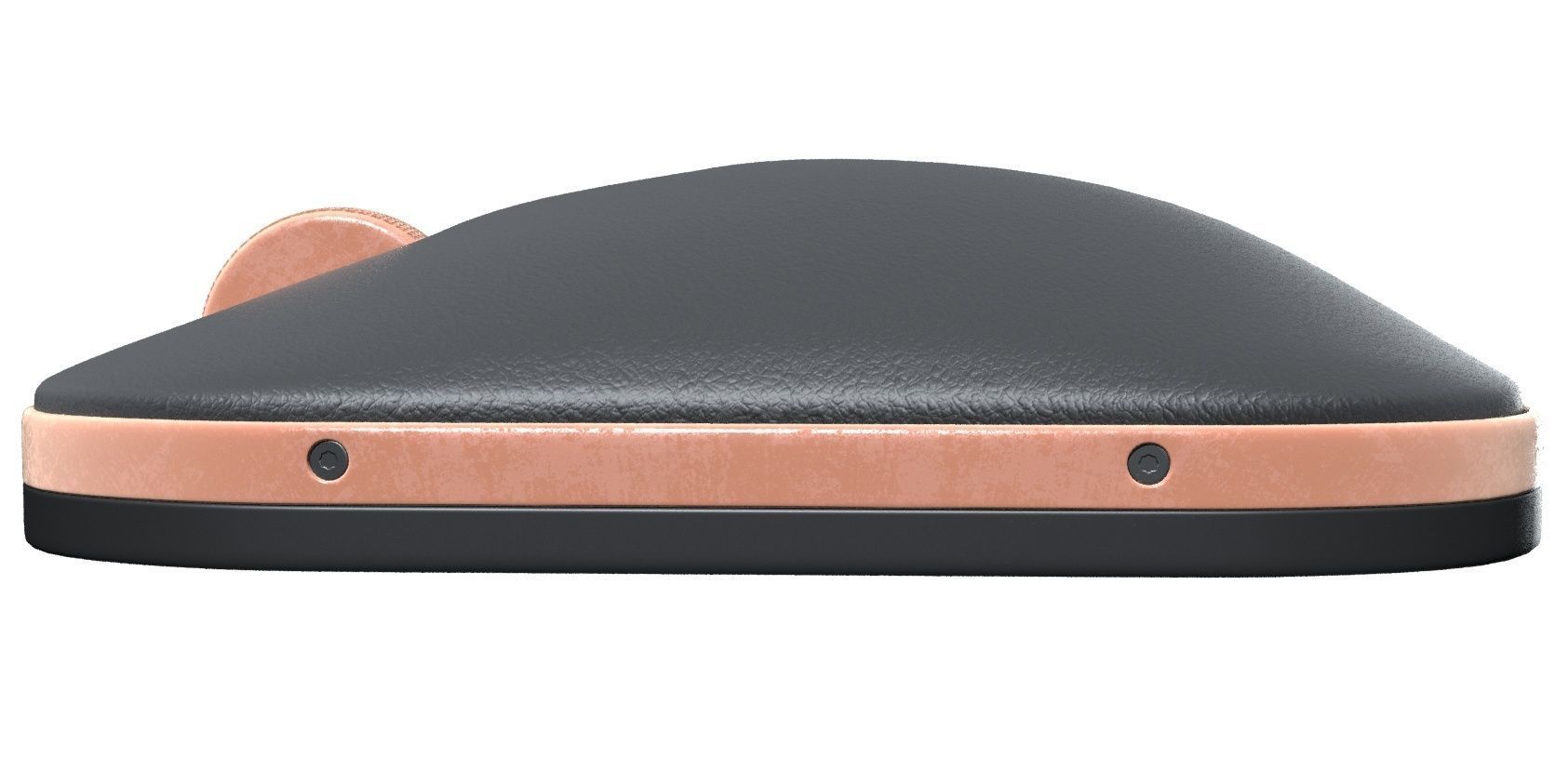 Retro Keyboard and mouse 3D model_3